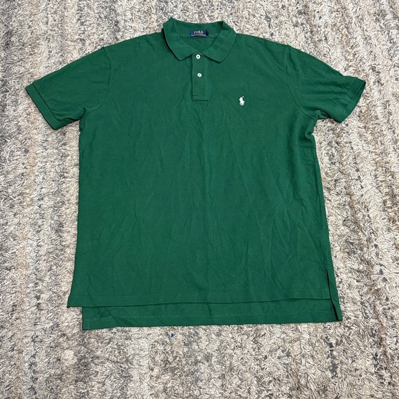 Polo by Ralph Lauren Forest Green Men's Polo Shirt - Picture 5 of 6